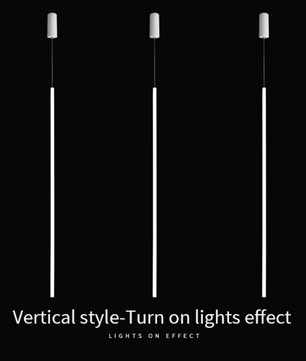 Nordic Minimalistische LED Hanglamp – Strakke Design Plafondlamp