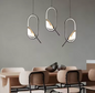 Ekster Vogel LED Hanglamp – Moderne Design Plafondlamp voor Slaapkamer & Nachtkastje