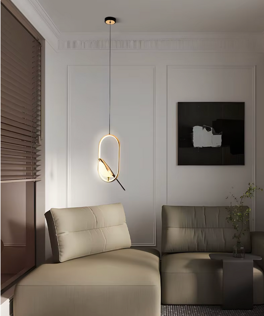 Ekster Vogel LED Hanglamp – Moderne Design Plafondlamp voor Slaapkamer & Nachtkastje