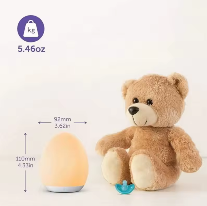 7-kleuren Nachtlampje – Dimbare RGB LED Bedlamp met Touch & Afstandsbediening, USB Oplaadbaar