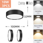 LED Opbouw Downlight – Ronde Plafondspot, 5W/10W/15W/25W, 220V