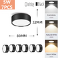 LED Opbouw Downlight – Ronde Plafondspot, 5W/10W/15W/25W, 220V