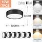 LED Opbouw Downlight – Ronde Plafondspot, 5W/10W/15W/25W, 220V