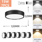 LED Opbouw Downlight – Ronde Plafondspot, 5W/10W/15W/25W, 220V