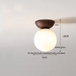 Moderne LED Plafondlamp – Glas & IJzer, Nordic/Japans Stijl voor Woonkamer, Slaapkamer & Gang