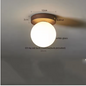 Moderne LED Plafondlamp – Glas & IJzer, Nordic/Japans Stijl voor Woonkamer, Slaapkamer & Gang