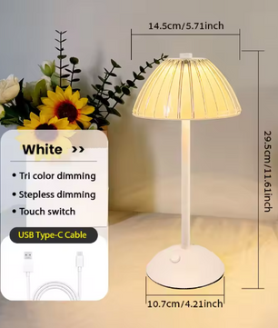 LED Tafellamp met Touch Control – Draadloos & Oplaadbaar Nachtlampje