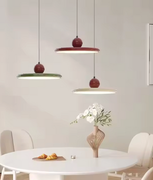 Moderne Retro Hanglamp – Platte LED Plafondlamp 30/40 cm