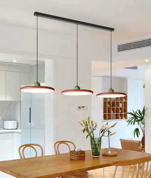 Moderne Retro Hanglamp – Platte LED Plafondlamp 30/40 cm