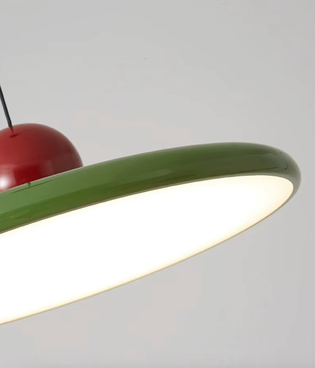 Moderne Retro Hanglamp – Platte LED Plafondlamp 30/40 cm