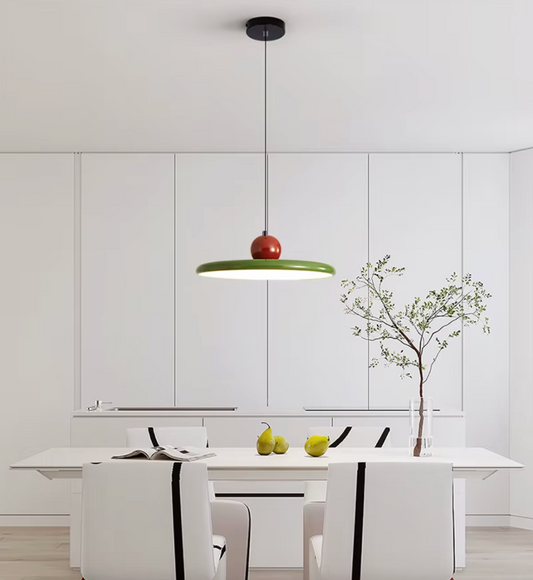 Moderne Retro Hanglamp – Platte LED Plafondlamp 30/40 cm
