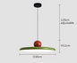 Moderne Retro Hanglamp – Platte LED Plafondlamp 30/40 cm