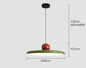 Moderne Retro Hanglamp – Platte LED Plafondlamp 30/40 cm