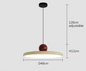 Moderne Retro Hanglamp – Platte LED Plafondlamp 30/40 cm
