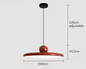 Moderne Retro Hanglamp – Platte LED Plafondlamp 30/40 cm