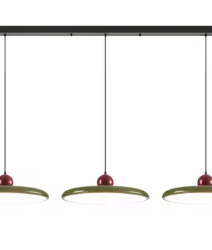 Moderne Retro Hanglamp – Platte LED Plafondlamp 30/40 cm
