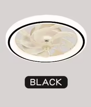 Slimme Plafondventilator met LED Verlichting – Intrekbare Bladen & Afstandsbediening, 48 cm