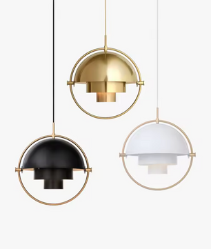 Moderne Nordic Hanglamp – Goud / Zwart / Wit