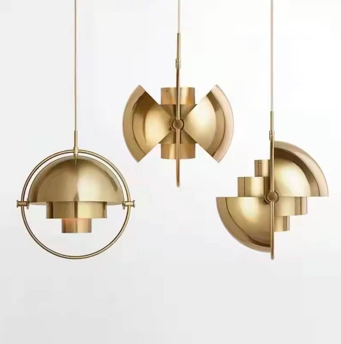Moderne Nordic Hanglamp – Goud / Zwart / Wit