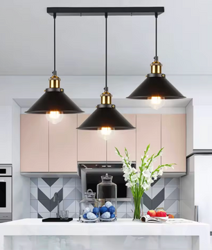 Vintage Industriële Hanglamp – Retro Loft Kroonluchter E27