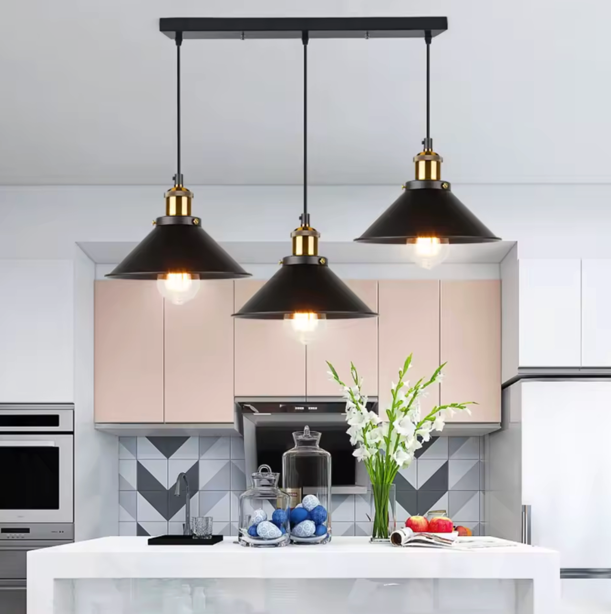 Vintage Industriële Hanglamp – Retro Loft Kroonluchter E27