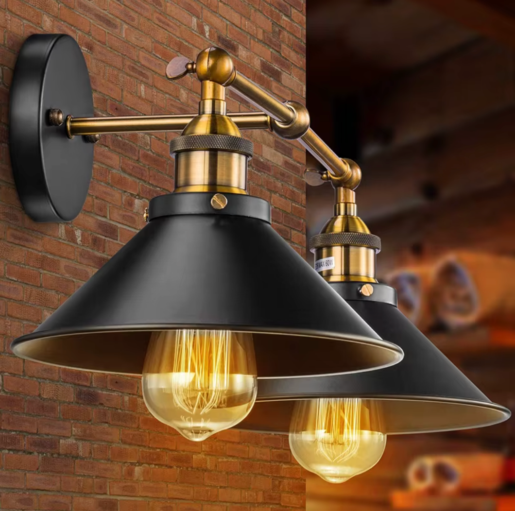 Vintage Industriële Hanglamp – Retro Loft Kroonluchter E27