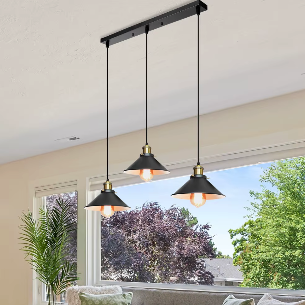 Vintage Industriële Hanglamp – Retro Loft Kroonluchter E27