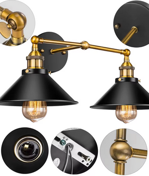 Vintage Industriële Hanglamp – Retro Loft Kroonluchter E27