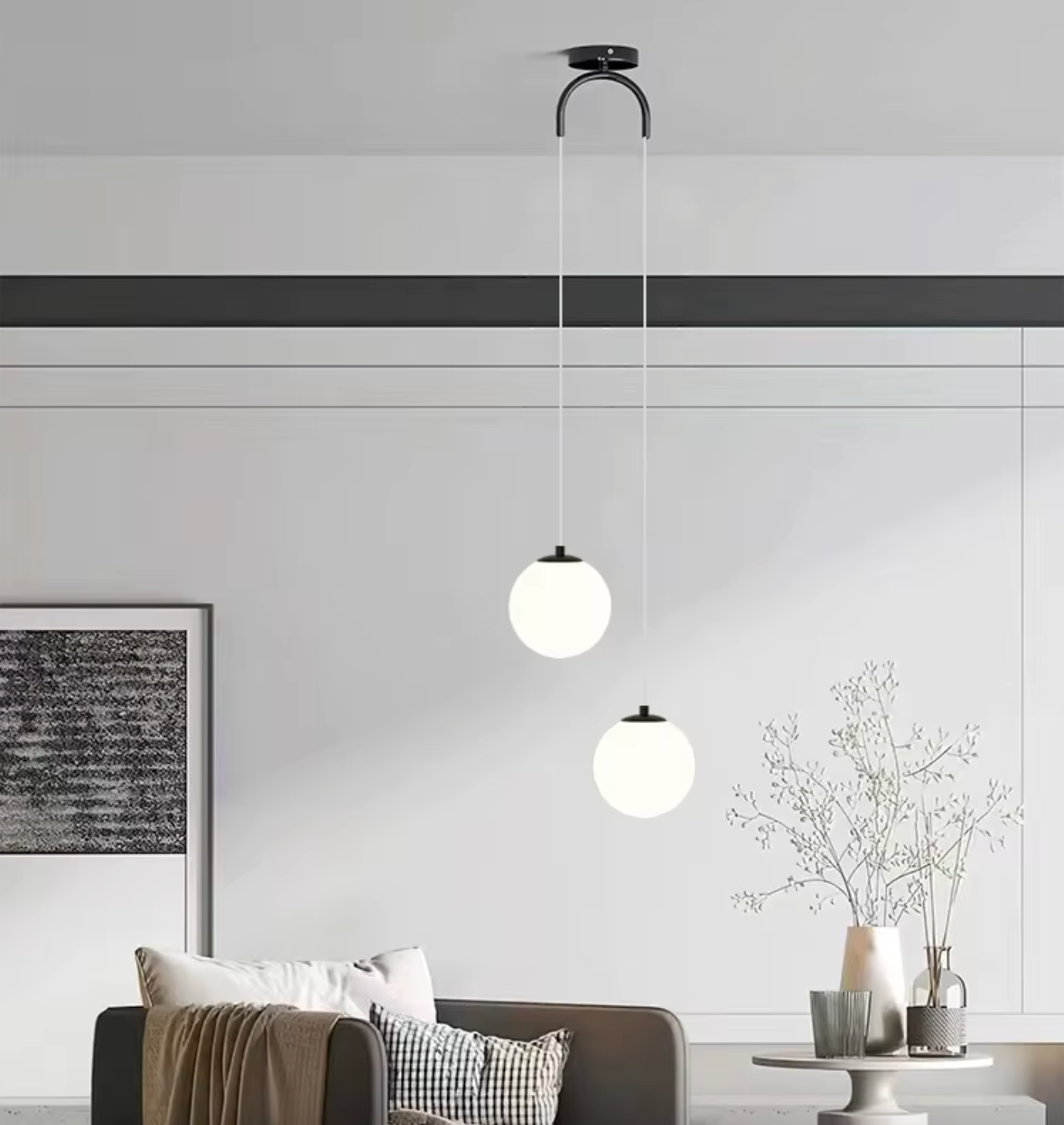 Moderne Glazen Led Hanglamp – Scandinavisch Design