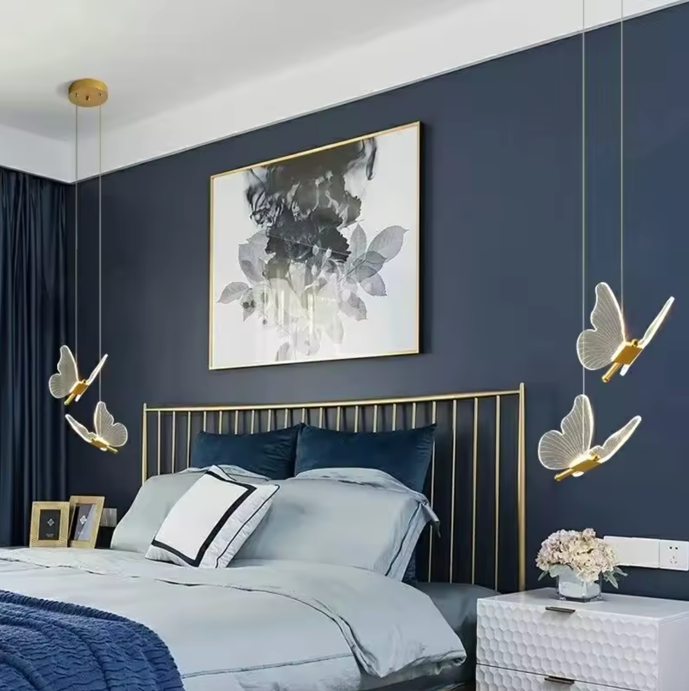 Nordic Vlinder LED Hanglamp – Moderne Plafondlamp