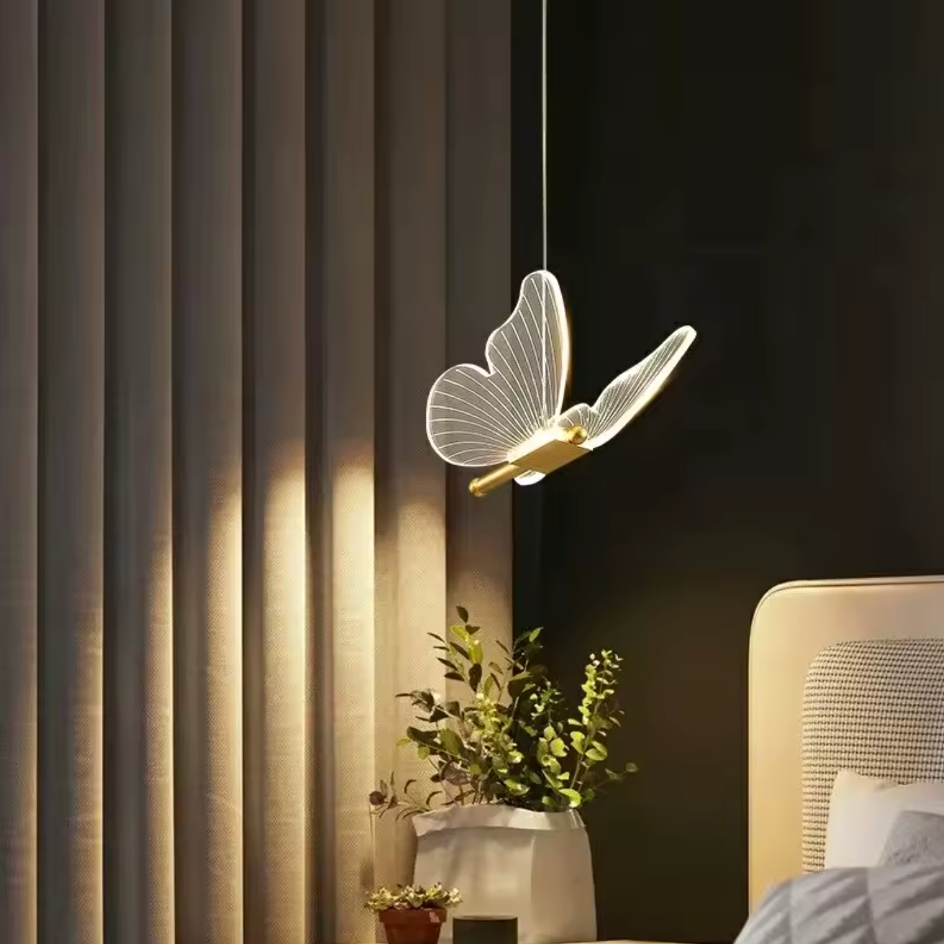 Nordic Vlinder LED Hanglamp – Moderne Plafondlamp