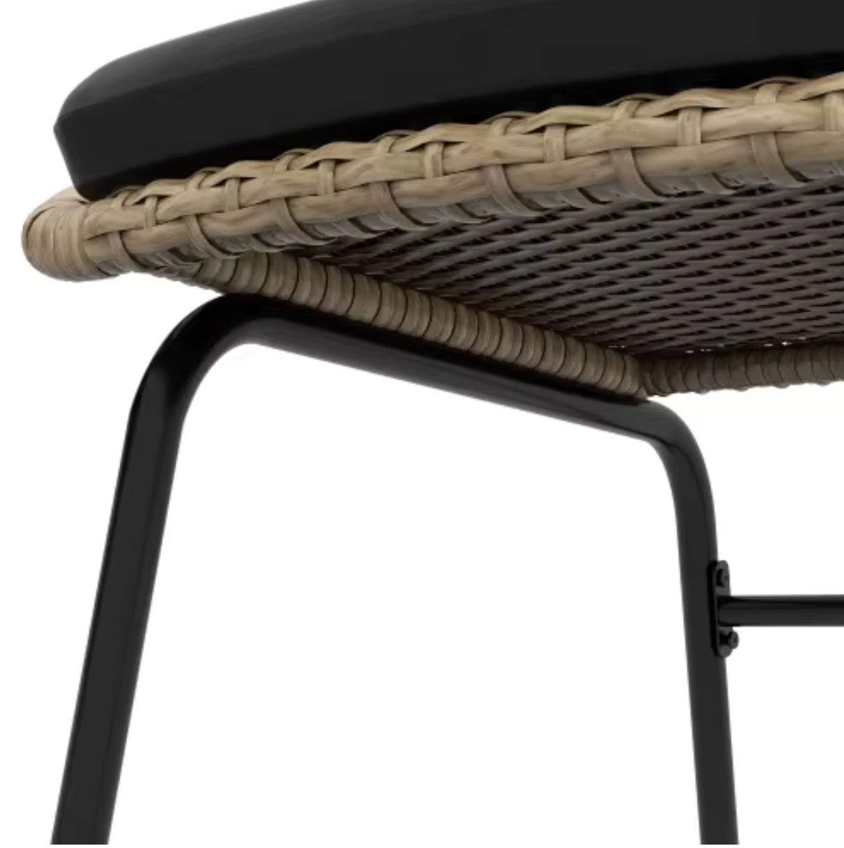 3-Delige Rotan Tuinset – Tafel en 2 Stoelen met Kussens, Weerbestendig & Comfortabel