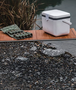 Opvouwbare Campingtafel – Houten IGT Tafel met Modulair Frame