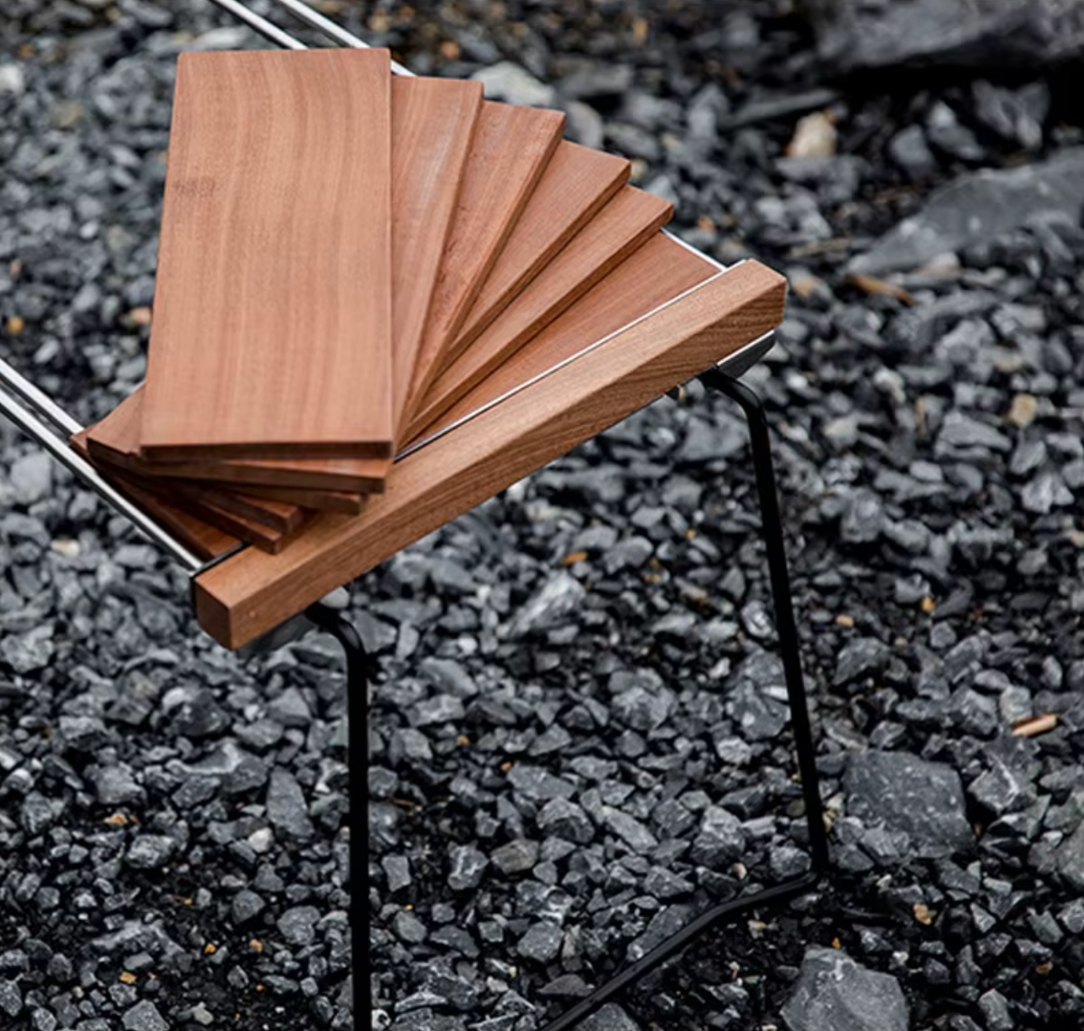 Opvouwbare Campingtafel – Houten IGT Tafel met Modulair Frame