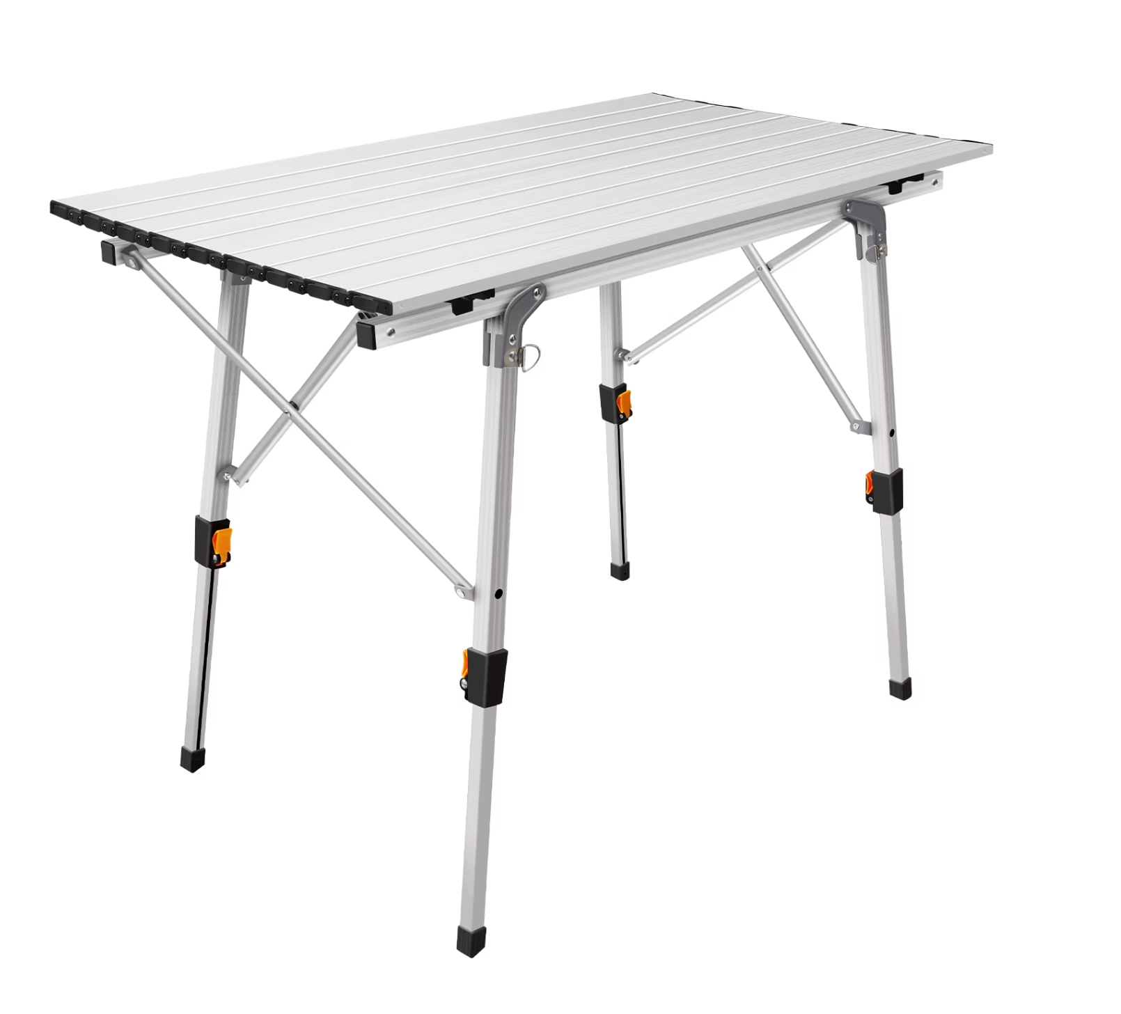 Opvouwbare Aluminium Campingtafel – In Hoogte Verstelbaar, Met Draagtas en Opbergnet