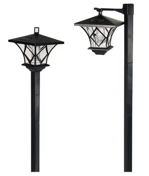Solar Buitenlantaarn – 2-in-1 Staande & Decoratieve Tuinlamp 150 cm