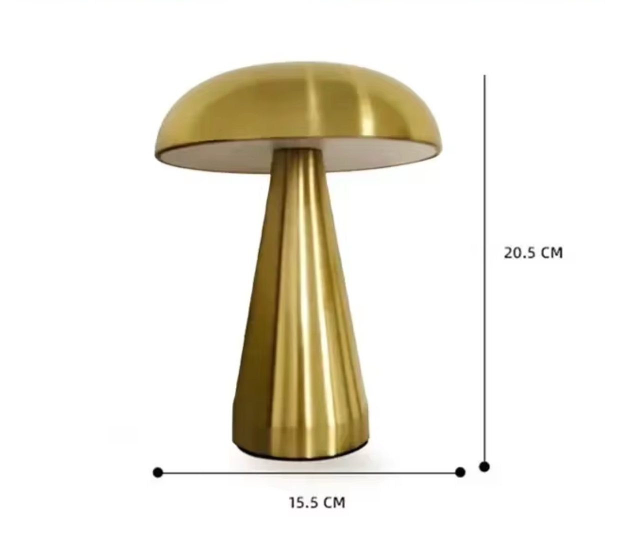 Retro Paddestoel Tafellamp – LED Bedlampje Oplaadbaar met Touch Dimbaar