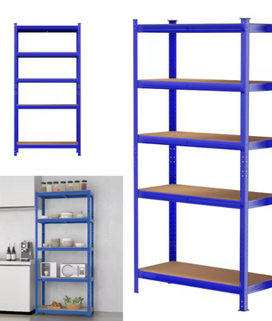 5-laags Metalen Opslagrek – Heavy Duty Stellingkast 875 kg Capaciteit