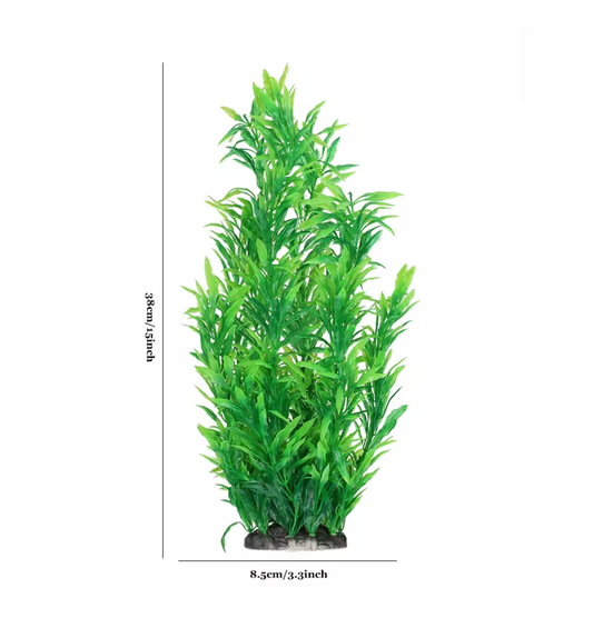 Aquarium Kunstplant – Groene Bal Gras Decoratie, 2 Stuks