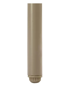 2-Zits Loungeset van Gevlochten Touw – Inclusief Tafel met Gehard Glas & Kussens, Verstelbare Pootjes, Khaki