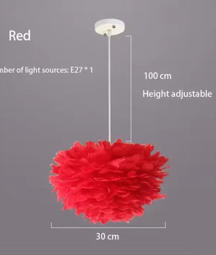 Veren Kroonluchter met Ganzenveren – Scandinavische Design Hanglamp met E27 LED – Luxe & Sfeervolle Verlichting voor Woonkamer, Slaapkamer & Horeca