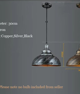 Vintage Industriële Kroonluchter – Retro Loft Hanglamp van Metaal – Decoratieve Verlichting voor Woonkamer, Eetkamer & Restaurant