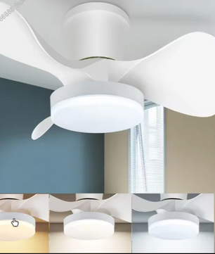 Plafondventilator met LED Licht – Stil & Intelligente Bediening, Modern Scandinavisch Design