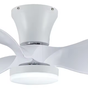 Plafondventilator met LED Licht – Stil & Intelligente Bediening, Modern Scandinavisch Design