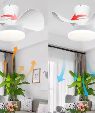 Plafondventilator met LED Licht – Stil & Intelligente Bediening, Modern Scandinavisch Design