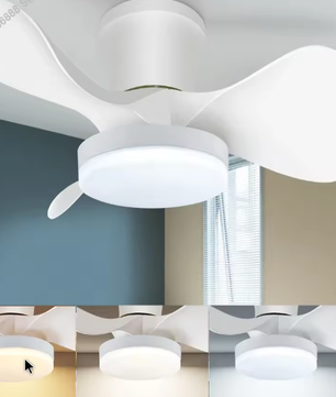 Plafondventilator met LED Licht – Stil & Intelligente Bediening, Modern Scandinavisch Design