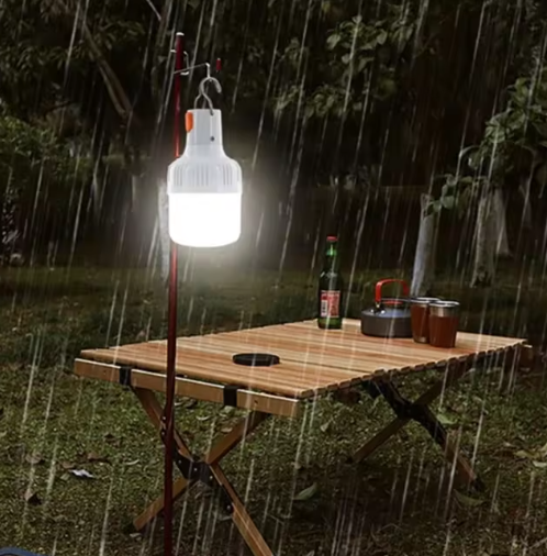 Draagbare LED Campinglamp – USB Oplaadbaar, 60W, 3 Lichtstanden