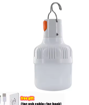 Draagbare LED Campinglamp – USB Oplaadbaar, 60W, 3 Lichtstanden