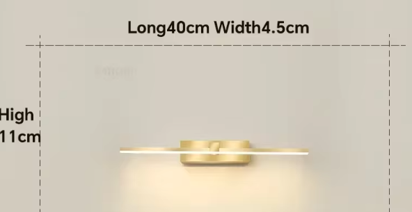Moderne LED Wandlamp Badkamer – Aluminium Spiegel- & Make-upverlichting