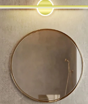 Moderne LED Wandlamp – Goud/Zwart Spiegel- & Binnenverlichting